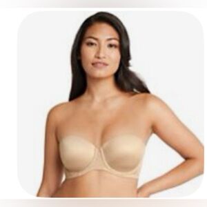 FREE WITH BUNDLE Bali Stay in Place Strapless Tan Bra
